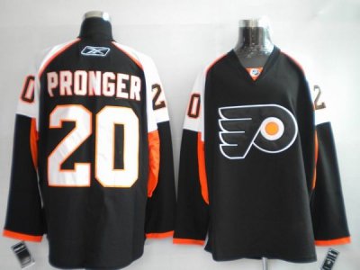 Jerseys Factory Cheap Flyers #20 Chris Pronger Embroidered Black
