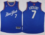 Jerseys Factory Cheap Knicks #7 Carmelo Anthony Blue 2015-2016 C