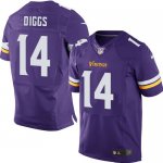 Jerseys Factory Cheap Nike Vikings #14 Stefon Diggs Purple Team
