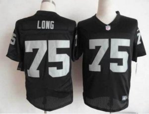 Jerseys Factory Cheap Nike Raiders #75 Howie Long Black Team Col