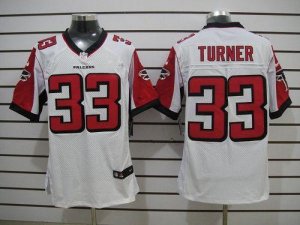 Jerseys Factory Cheap Nike Falcons #33 Michael Turner White Men'