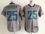 Jerseys Factory Cheap Nike Seahawks #25 Richard Sherman Grey Sha