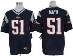 Jerseys Factory Cheap Nike Patriots #51 Jerod Mayo Navy Blue Tea