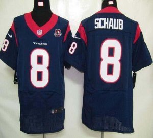 Jerseys Factory Cheap Nike Texans #8 Matt Schaub Navy Blue Team