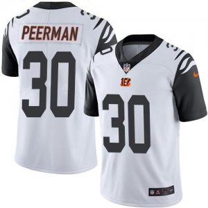 Jerseys Factory Cheap Nike Bengals #30 Cedric Peerman White Men'
