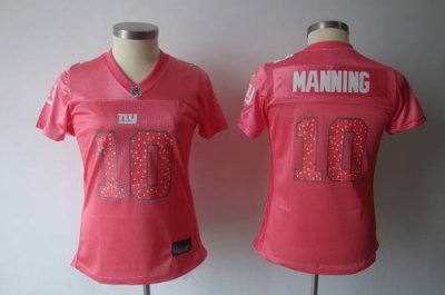 Jerseys Factory Cheap Giants #10 Eli Manning Red Women's Sweethe
