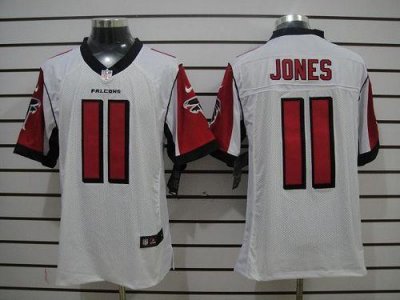 Jerseys Factory Cheap Nike Falcons #11 Julio Jones White Men's E