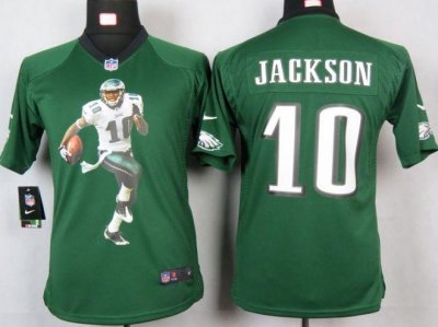 Jerseys Factory Cheap Nike Eagles #10 DeSean Jackson Midnight Gr