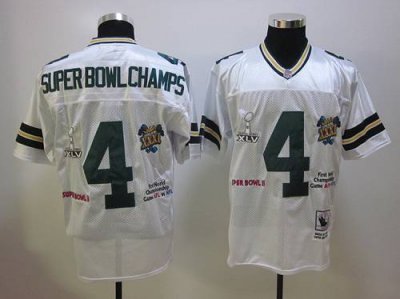 Jerseys Factory Cheap Mitchell And Ness Packers #4 SuperBowl Cha