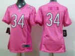 Jerseys Factory Cheap Nike Bears #34 Walter Payton Pink Women's