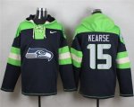 Jerseys Factory Cheap Nike Seahawks #15 Jermaine Kearse Steel Bl