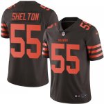 Jerseys Factory Cheap Nike Browns #55 Danny Shelton Brown Men's