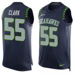 Jerseys Factory Cheap Nike Seahawks #55 Frank Clark Steel Blue T