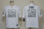 Jerseys Factory Cheap Nike Raiders #12 Jacoby Ford White Silver