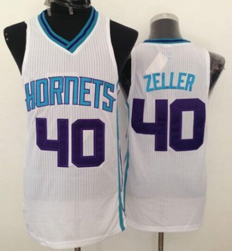 Jerseys Factory Cheap Revolution 30 Hornets #40 Cody Zeller Whit