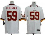 Jerseys Factory Cheap Nike Redskins #59 London Fletcher White Me
