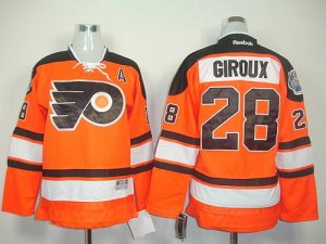 Jerseys Factory Cheap Flyers #28 Claude Giroux Orange Official 2