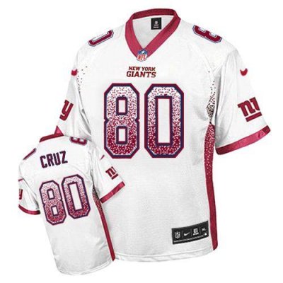 Jerseys Factory Cheap Nike Giants #80 Victor Cruz White Men's St