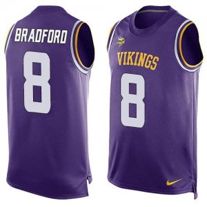 Jerseys Factory Cheap Nike Vikings #8 Sam Bradford Purple Team C