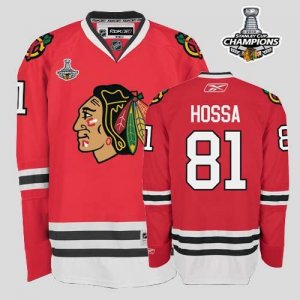 Jerseys Factory Cheap Blackhawks #81 Marian Hossa Embroidered Re