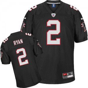 Jerseys Factory Cheap Nike Falcons #2 Matt Ryan Black Stitched N