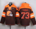 Jerseys Factory Cheap Nike Browns #73 Joe Thomas Brown Player Pu