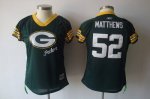 Jerseys Factory Cheap Packers #52 Clay Matthews Green 2011 Women
