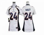 Jerseys Factory Cheap Nike Broncos #24 Champ Bailey White Women'