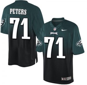 Jerseys Factory Cheap Nike Eagles #71 Jason Peters Midnight Gree