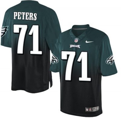 Jerseys Factory Cheap Nike Eagles #71 Jason Peters Midnight Gree