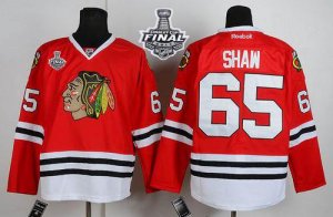 Jerseys Factory Cheap Blackhawks #65 Andrew Shaw Red With Stanle