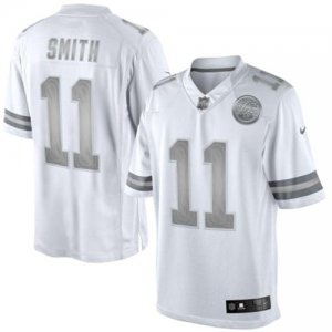 Jerseys Factory Cheap Nike Chiefs #11 Alex Smith White Men's Sti