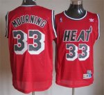 Jerseys Factory Cheap Heat #33 Mourning Red Throwback Stitched N