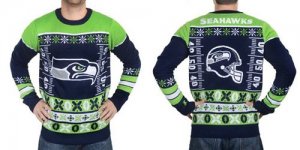 Jerseys Factory Cheap Nike Seahawks Men's Ugly Sweater
