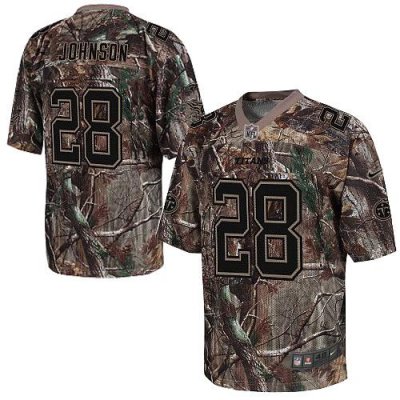 Jerseys Factory Cheap Nike Titans #28 Chris Johnson Camo Men's E