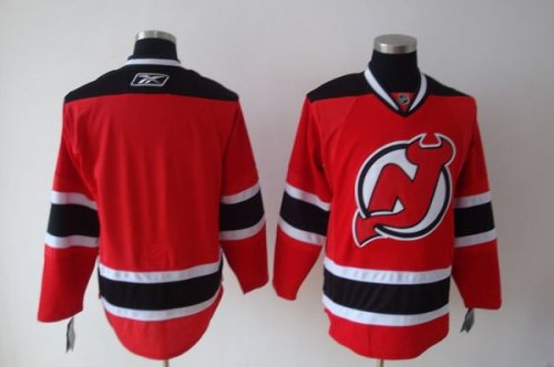 Jerseys Factory Cheap Devils Blank Embroidered Red NHL Jersey