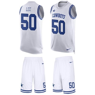 Jerseys Factory Cheap Nike Cowboys #50 Sean Lee White Men's Stit