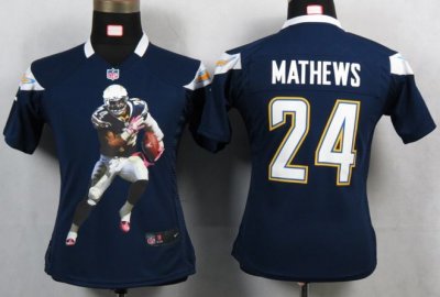 Jerseys Factory Cheap Nike Chargers #24 Ryan Mathews Navy Blue T
