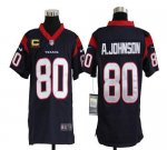Jerseys Factory Cheap Nike Texans #80 Andre Johnson Navy Blue Te