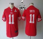 Jerseys Factory Cheap Nike 49ers #11 Alex Smith Red Team Color Y