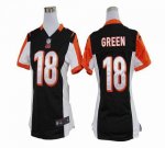 Jerseys Factory Cheap Nike Bengals #18 A.J. Green Black Team Col