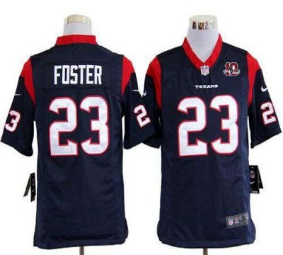Jerseys Factory Cheap Nike Texans #23 Arian Foster Navy Blue Tea