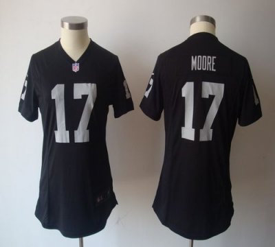 Jerseys Factory Cheap Nike Raiders #17 Denarius Moore Black Team