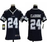 Jerseys Factory Cheap Nike Cowboys #24 Morris Claiborne Navy Blu