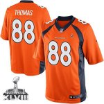 Jerseys Factory Cheap Nike Broncos #88 Demaryius Thomas Orange T