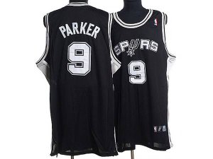 Jerseys Factory Cheap Spurs #9 Tony Parker Stitched Black NBA Je