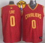 Jerseys Factory Cheap Cavaliers #0 Kevin Love Red Crazy Light Th