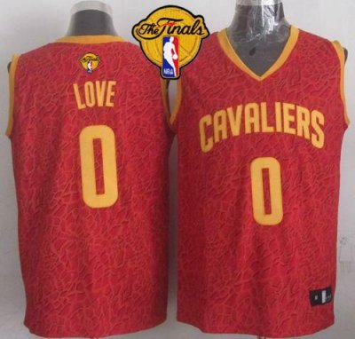 Jerseys Factory Cheap Cavaliers #0 Kevin Love Red Crazy Light Th