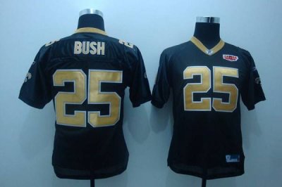Jerseys Factory Cheap Saints #25 Reggie Bush Black With Super Bo