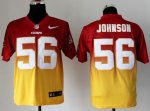 Jerseys Factory Cheap Nike Chiefs #56 Derrick Johnson Red/Gold M